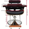 Silla Profesional Nordic Wood Black