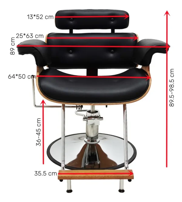 Silla Profesional Nordic Wood Black