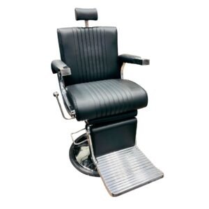 Silla de Barbería Profesional Elite Negra