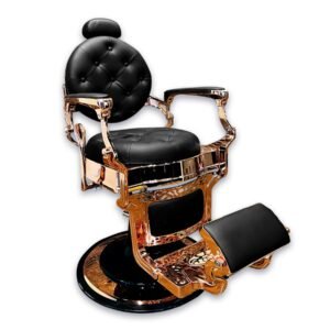 Silla de Barbería Profesional Rose Gold Luxury