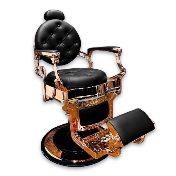 Silla de Barbería Profesional Rose Gold Luxury