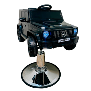 Silla Carrito Negro para barbería