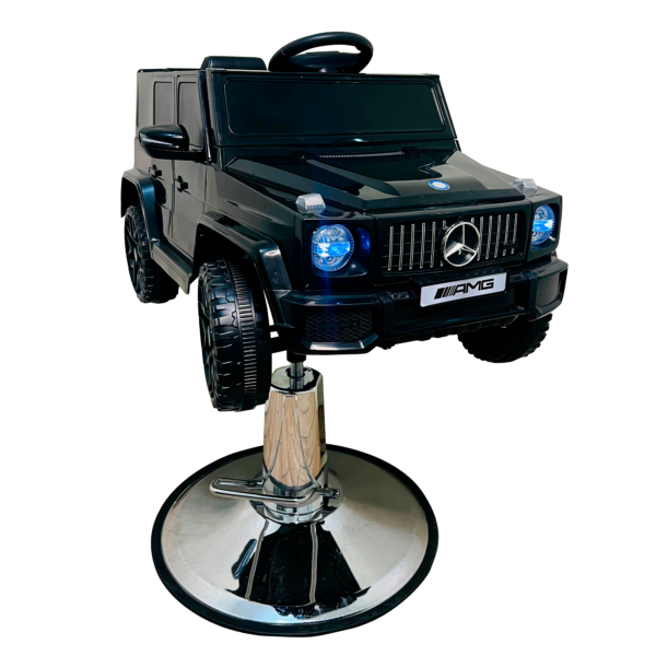 Silla Carrito Negro para barbería
