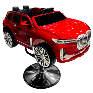 Silla Carrito Rojo para barbería