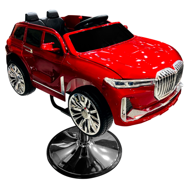 Silla Carrito Rojo para barbería